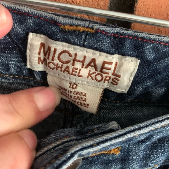 Michael Kors Dark Blue Straight Leg Jeans - Picture 3 of 3